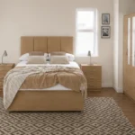 Luxury Double Bed Furniture Set – Four Door Wardrobe with Four Bottom Drawers – Chest of Five Drawers with Two Bedside Tables