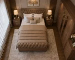 Double Bed Bedroom Furniture Collection - Six Door Wardrobe With Four Drawer - Chest of Five Drawers With Two Bed Side Table - Image 2