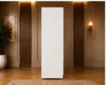 Large 5 Door Wardrobe with Full-Length Mirror & 4 Drawers - Modern White Bedroom Storage Solution - Image 4