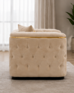 Modern Chesterfield One Seater Sofa - Classic Chesterfield Sofa for Living Room - Image 5
