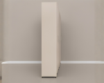6 Door Bedroom Cashmere Gloss Wardrobe with Full Mirrors - Modern Wooden 6 Door Wardrobe - Image 2