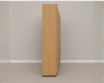 Elegant 6 Door Mirror Oak Color Wardrobe - Modern 6 Door Wardrobe - Image 2
