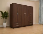 Modern Six Door Wardrobe - Premium Storage 6 Door Wardrobe with 4 Drawers - Image 3