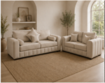 Lilly Premium  Fabric Sofa – Lilly 3+2 Seater Sofa Set - Lilly Modern 3+2 Sofa Set - Image 4