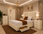Classic Bedroom Furniture Set with Chest of Drawers - Image 2