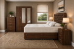 Modern Complete Bedroom Furniture Set – Double Bed, 3 Door Wardrobe & 5 Drawer Chest - Image 2
