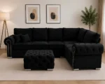 Ashwin 5 Seater Corner Sofa - Luxury Living Verona Corner Sofa - Elegant Verona L Shape Sofa - Image 2