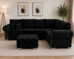 Ashwin 5 Seater Corner Sofa - Luxury Living Verona Corner Sofa - Elegant Verona L Shape Sofa - Image 3