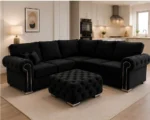 Ashwin 5 Seater Corner Sofa - Luxury Living Verona Corner Sofa - Elegant Verona L Shape Sofa - Image 5