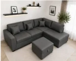 Luxury 4 Seater Corner Sofa - Dylan Modern Living Sofa – Dylan Elegant Corner Sofa - Image 2