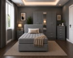Complete Bedroom Set with Storage Wardrobe