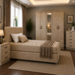 Complete Bedroom Set with Storage Wardrobe