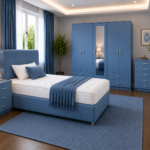 Modern Complete Bedroom with Spacious Storage Wardrobe