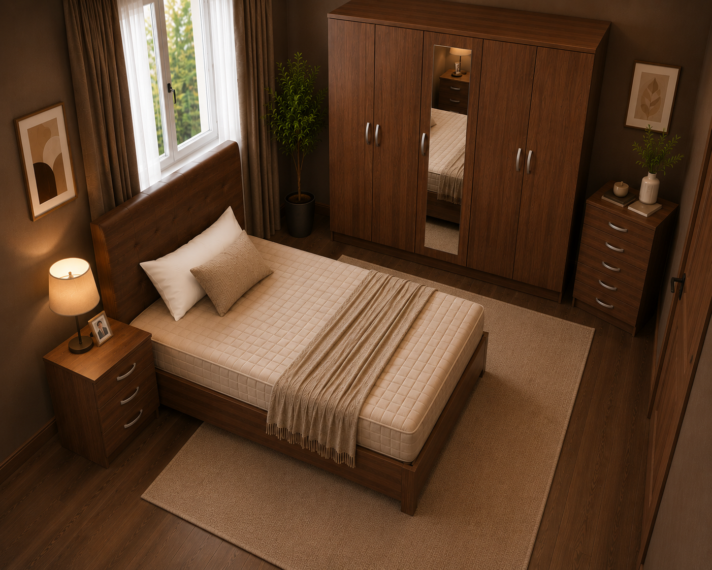 ChatGPT Image Jun 15, 2026, 08_34_40 PM Premium Bedroom Suite with Integrated Wardrobe Storage - Image 1