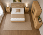 Kensington Signature Bedroom Set – Double Divan Bed, 2 Bedside Tables, 4 Door Wardrobe with 2 Mirrors & 5 Drawer Chest - Image 4