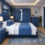 Elegant Bedroom Retreat with Full-Height Wardrobe