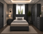 Complete Bedroom Set with Storage Wardrobe - Image 4