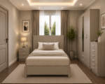 Complete Bedroom Set with Storage Wardrobe - Image 4