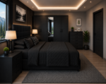 Modern Luxury Bedroom with 5-Door Wardrobe - Image 3