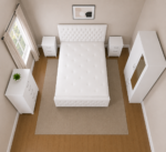 Elegant Bedroom Suite Featuring Bed, Wardrobe & Nightstands - Image 4