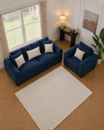 Lilly Premium 3+2+1 Sofa Set - Blue Lilly 3+2+1 Sofa Set - Image 2
