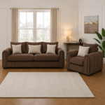 Lilly Premium 3+2+1 Sofa Set - Brown Lilly 3+2+1 Sofa Set