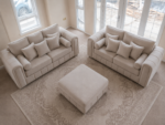 Lilly 3+2 Seater Sofa Set - Cream Colour Lilly 3+2 Seater Sofa Set - Image 2