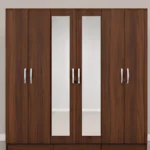 6 Door Full-Length Mirror Wardrobe - Premium Storage 6 Door Wardrobe