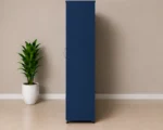 premium blue Bedroom Wardrobe – 4 Doors, 4 Drawers & 2 Mirrors - Elegant 4 Door Wardrobe with Dual Mirrors - Image 4