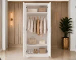 Premium Bedroom 2 Door Wardrobe – Stylish & Durable with white colors - Image 5