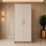Modern Living Two Door Wardrobe - Elegant Home Double Door Wardrobe