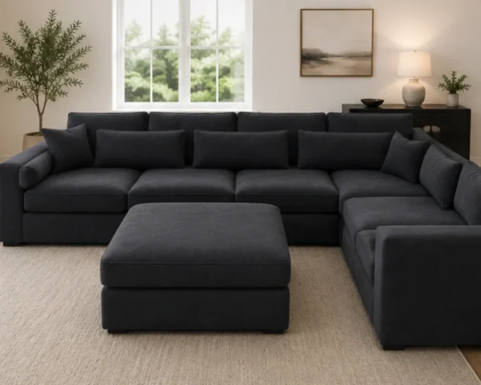 Dylan 5 Seater Sofa - Luxury Dylan 5-Seater Sofa - Contemporary Dylan L-Shaped Sofa