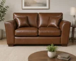 Dylan 2 Seater Leather Sofa - Image 5
