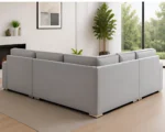 Dylan Modern Corner 5 Seater Leather Sofa – Luxury Dylan 5-Seater Corner Sofa - Image 3