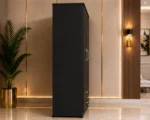 Elegant 4 Door Bedroom Wardrobe with Dual Mirrors - Premium 4 Door Storage Wardrobe with 2 Drawers - Image 4