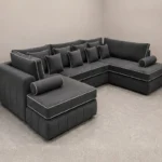 Modern U Shape Sofa – Spacious Family Seating