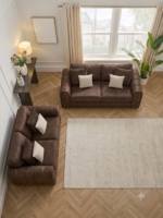 Lilly Premium 3+2+1 Sofa Set - Brown Lilly 3+2+1 Sofa Set - Image 2