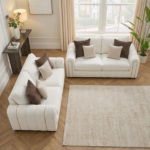Lilly 3+2  Fabric Sofa Set – Lilly Luxury 3+2 Seater Sofa Set