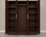 6 Door Full-Length Mirror Wardrobe - Premium Storage 6 Door Wardrobe - Image 5