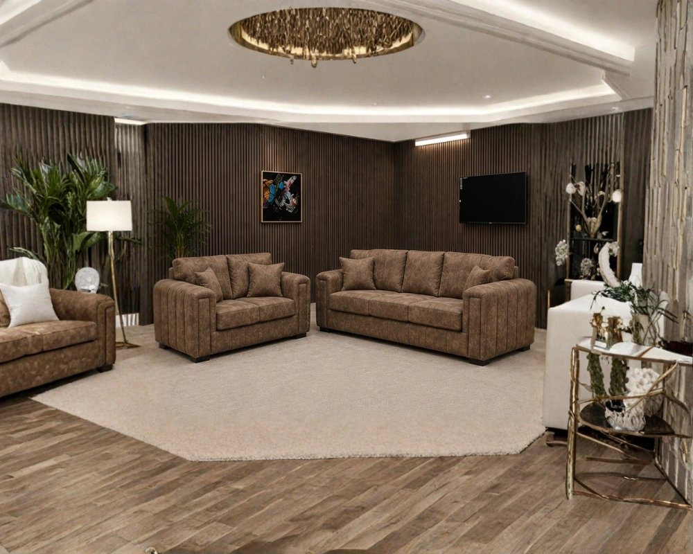 Lilly Elite 3+2 Seater Sofa Lilly Stylish 3+2 Seater Sofa Set - Lilly 3+2 Sofa Set - Image 1