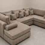 Lilly Luxury U Shape Corner Sofa – Elegant Family Seating