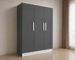 Modern 3 Door Wardrobe with Spacious Storage - Premium Bedroom Furniture - Image 2