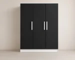 Elegant 3 Door Wooden Wardrobe - Bedroom Furniture