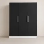 Elegant 3 Door Wooden Wardrobe - Bedroom Furniture