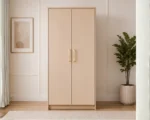Premium Quality 2 Door Wardrobe – Organize in Style with beige colors