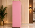 Luxury pink 4 door Wardrobe with Dual Mirrors and 2 Drawers - Premium Organizer Wardrobe with 2 Drawers - Image 4