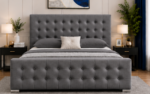 Florida Modern Fabric King Size Bed Frame - Image 2