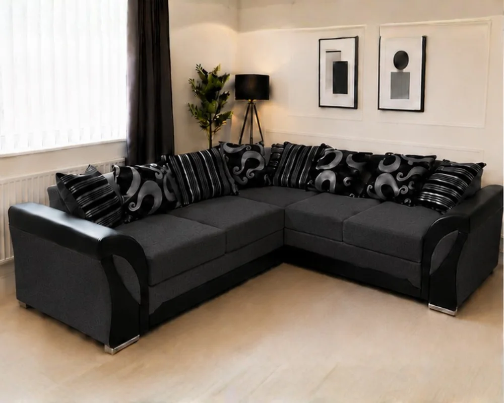 Shannon Family U Shape Sofa – Luxury 5 Seater Corner Design Shannon Corner Sofa 5 Seater - Shannon Grand Corner Sofa Collection - 5 Seater L Shape Sofa - Image 1