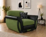 Shannon One Seater Green Sofa - Modern Home Shannon One Seater - Image 3