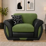 Shannon One Seater Green Sofa - Modern Home Shannon One Seater